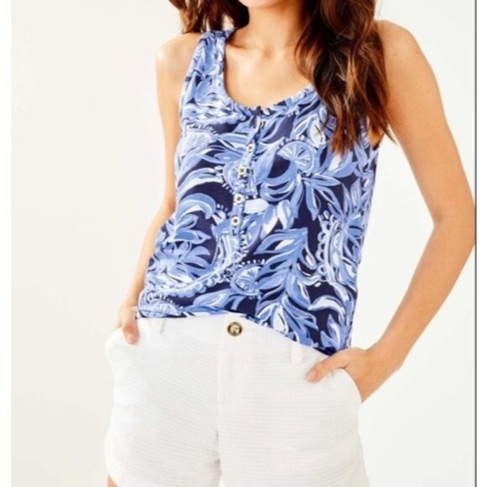 Lilly Pulitzer Merrill Tank – “You’re The Zest”‎ 🍋🌴